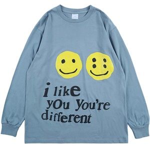I like you you’re different smiley crewneck
